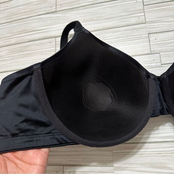 BALI SOLID BLACK LINED BRA 38DD - Picture 7 of 11